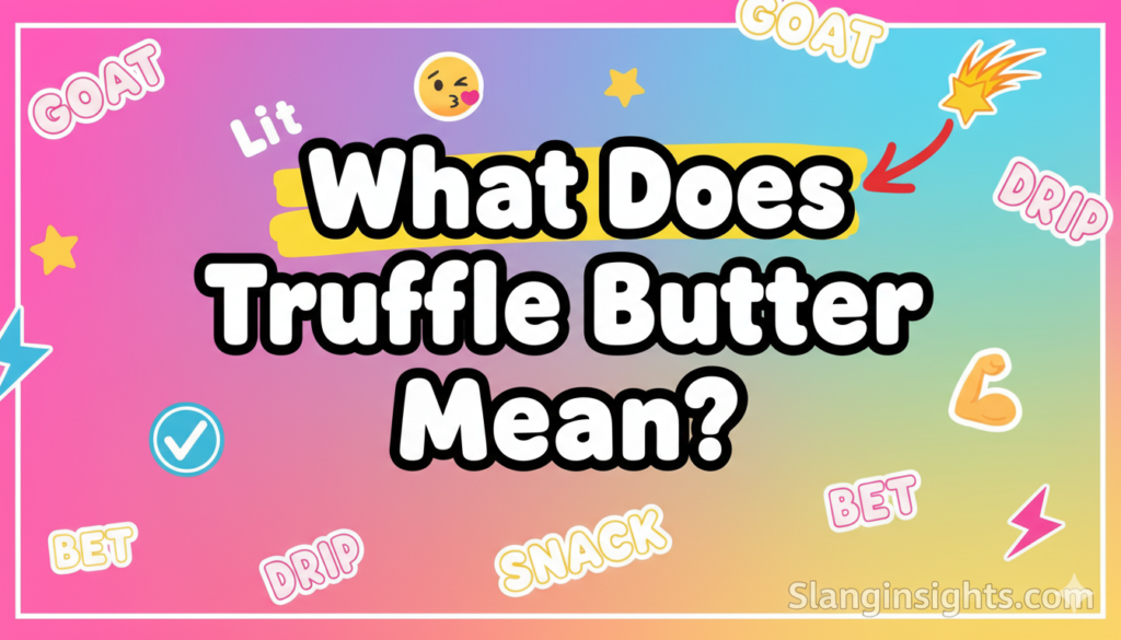 Truffle Butter Slang Definition: Pop Culture & Urban 2026