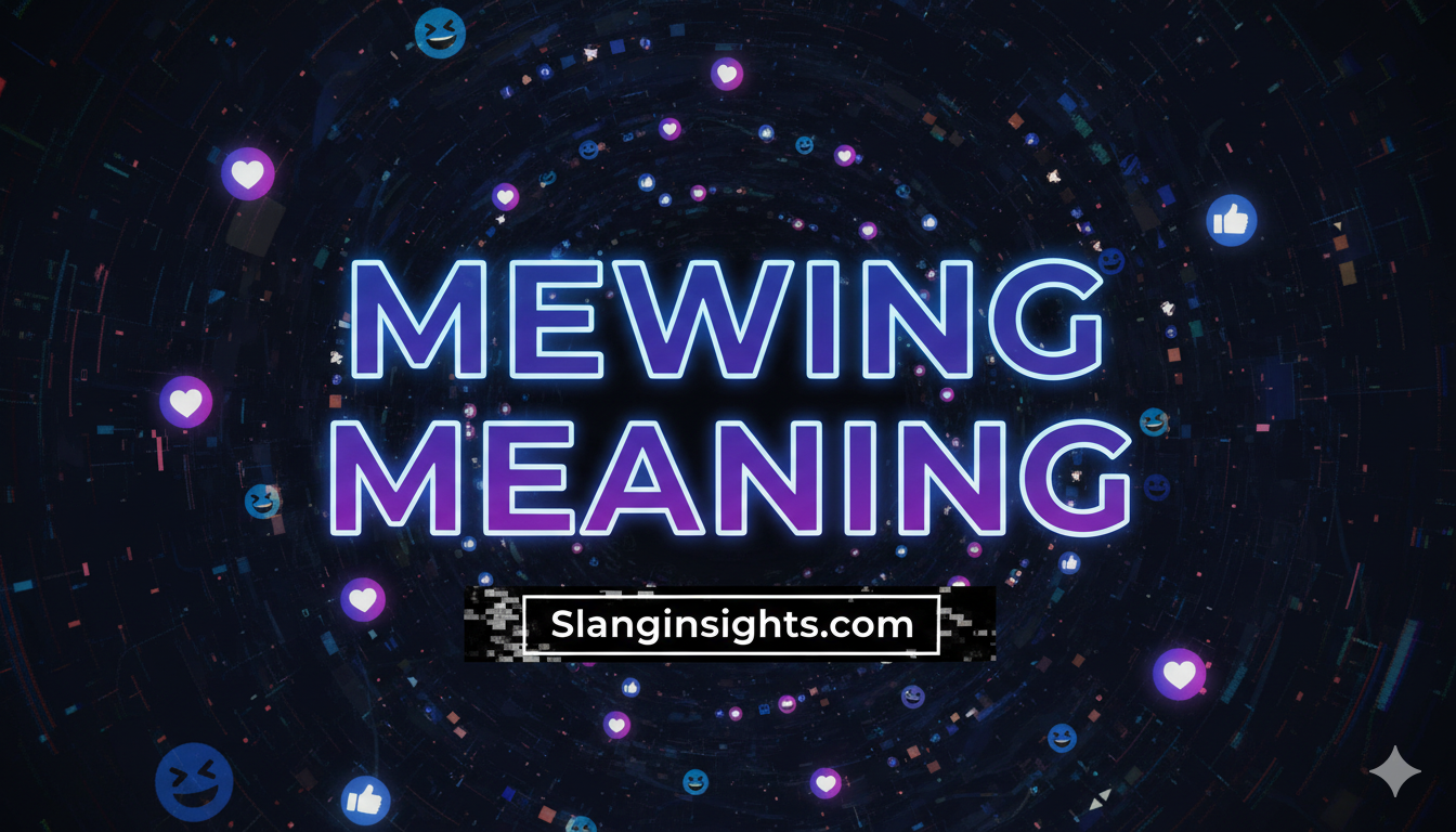 What Does Mewing Mean Slang? Social Media Term 2026