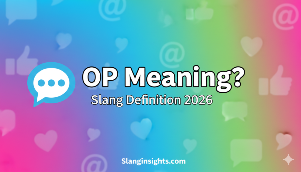 OP Meaning Slang — Definition & Common Uses in 2026