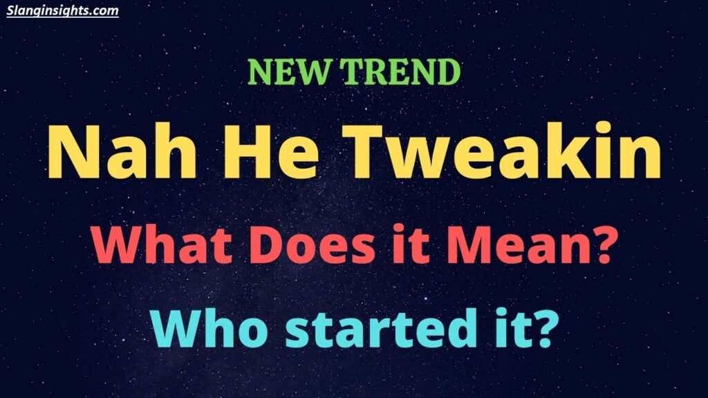 Tweaking Meaning Slang Explained with Examples and Origin