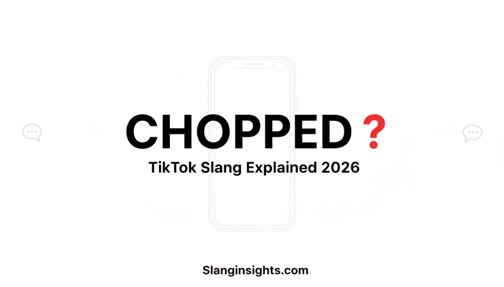 Chopped Slang Meaning Explained (TikTok Use) 2026