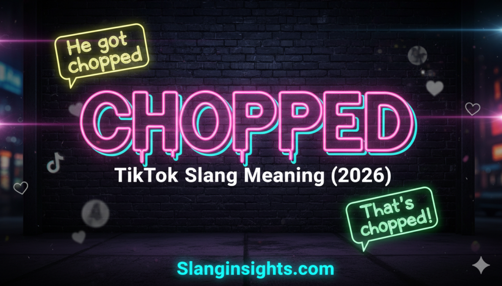 Chopped Slang Meaning Explained (TikTok Use) 2026
