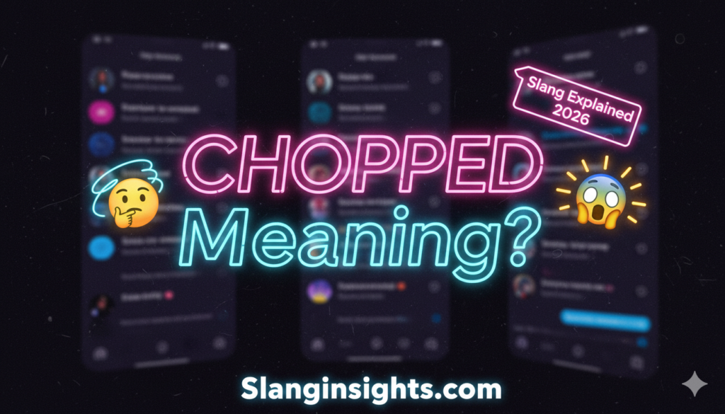 Chopped Slang Meaning Explained (TikTok Use) 2026