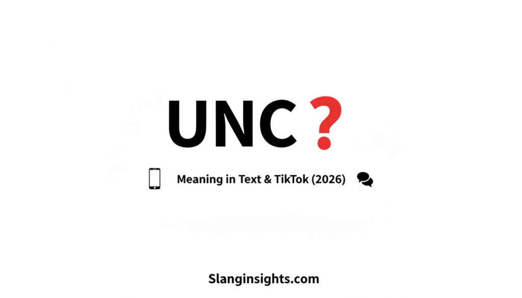 Unc Slang Meaning Explained (TikTok & Text) 2026