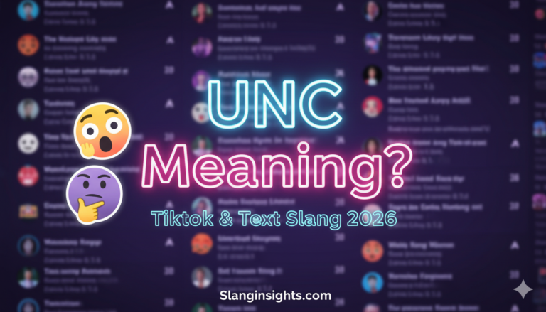 Unc Slang Meaning Explained (TikTok & Text) 2026