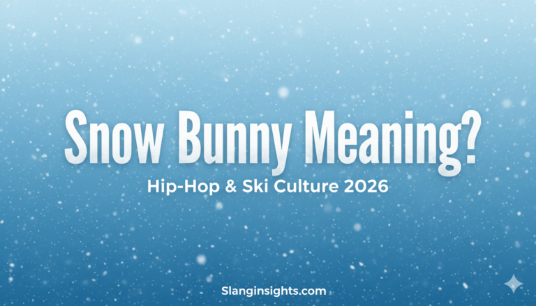 Snow Bunny Meaning Slang: Hip-Hop & Ski Culture 2026