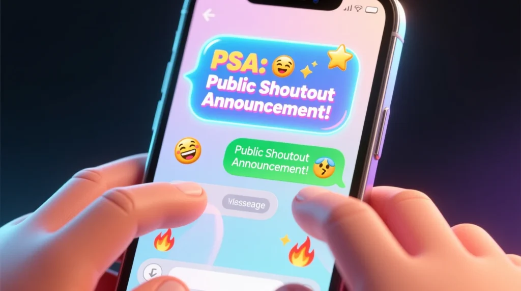 PSA Meaning Slang Explained for Teens & Adults 2026