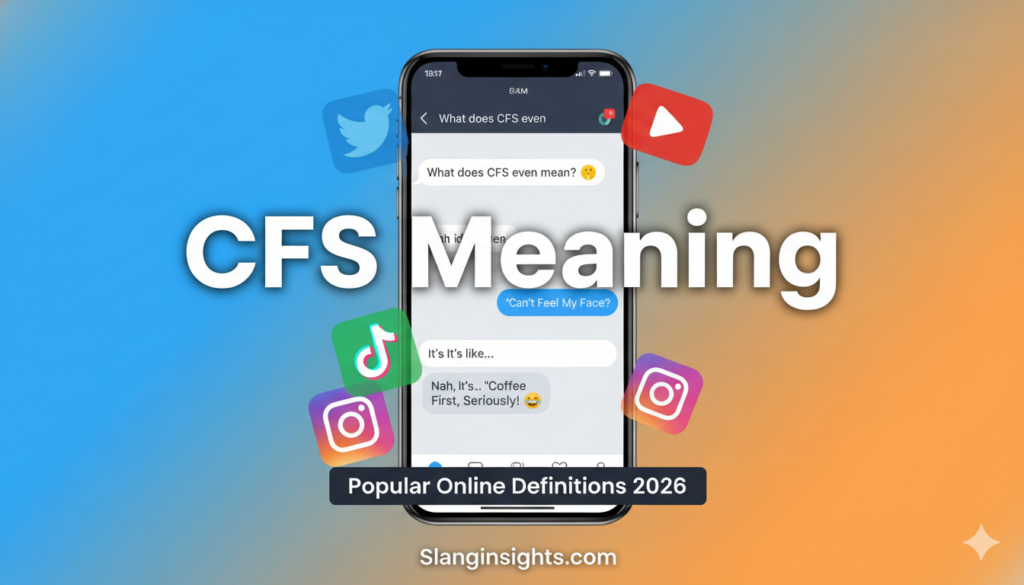 CFS Meaning Slang – Popular Online Definitions 2026