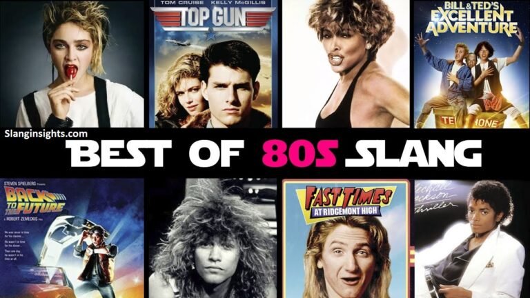 80s Slang The Ultimate Guide to Classic 1980s Expressions