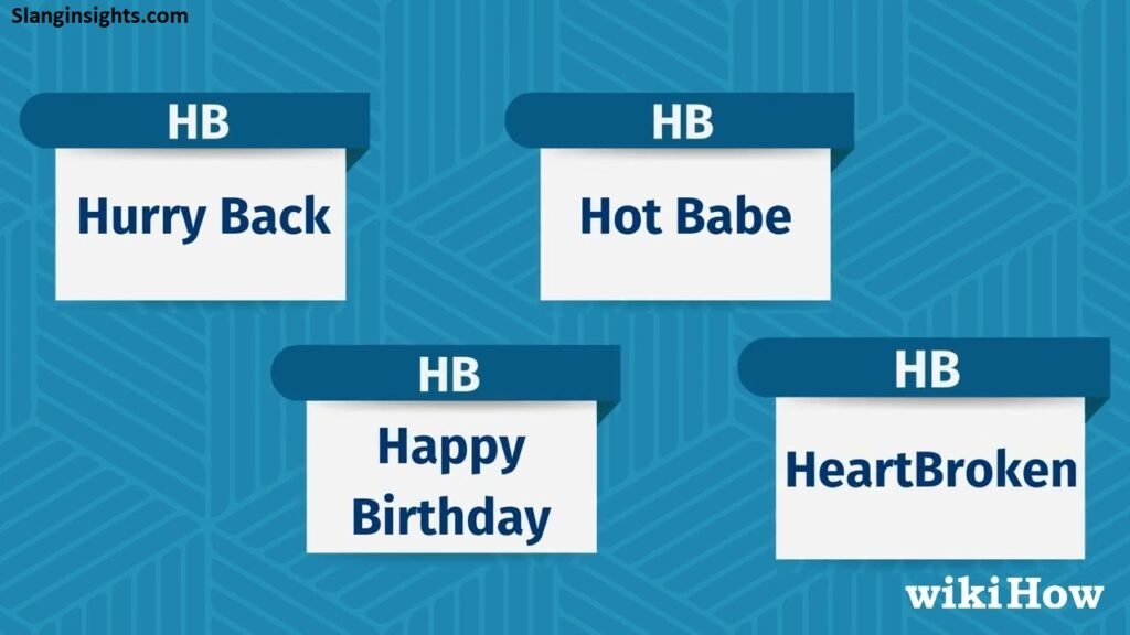 HB Meaning Slang Texting, Social Media, and Online Usage