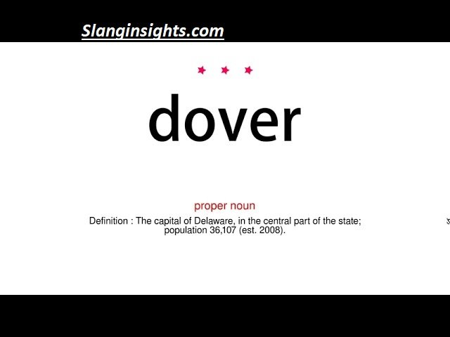 Dover Meaning Slang What It Really Means (Explained Simply)
