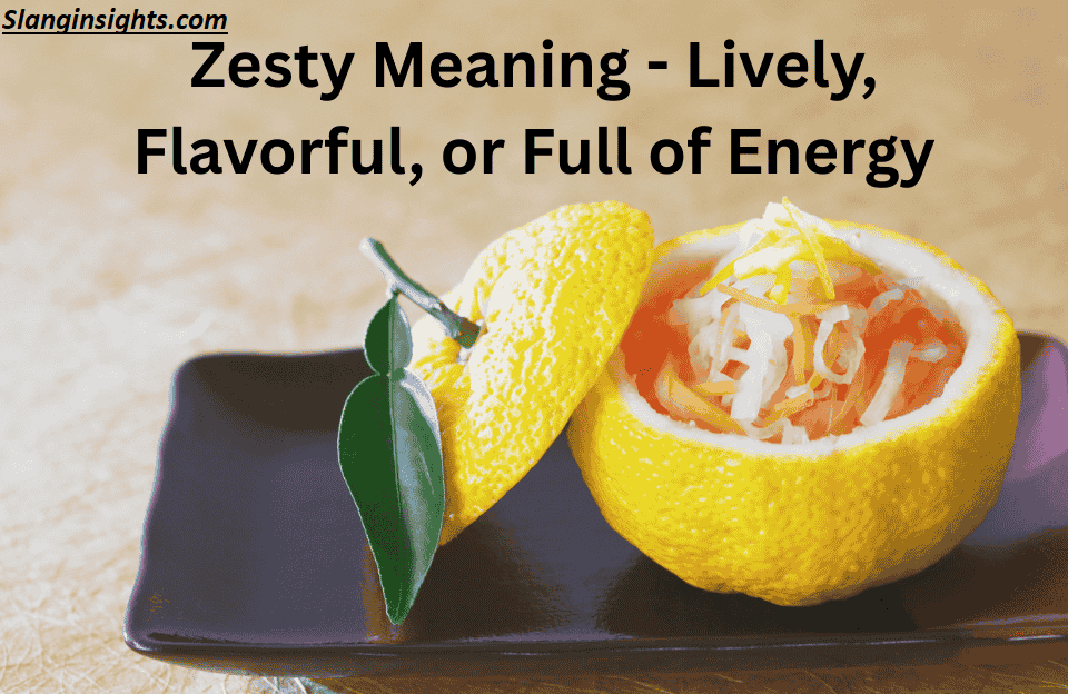 Zesty Meaning Slang What Does “Zesty” Really Mean in 2026?