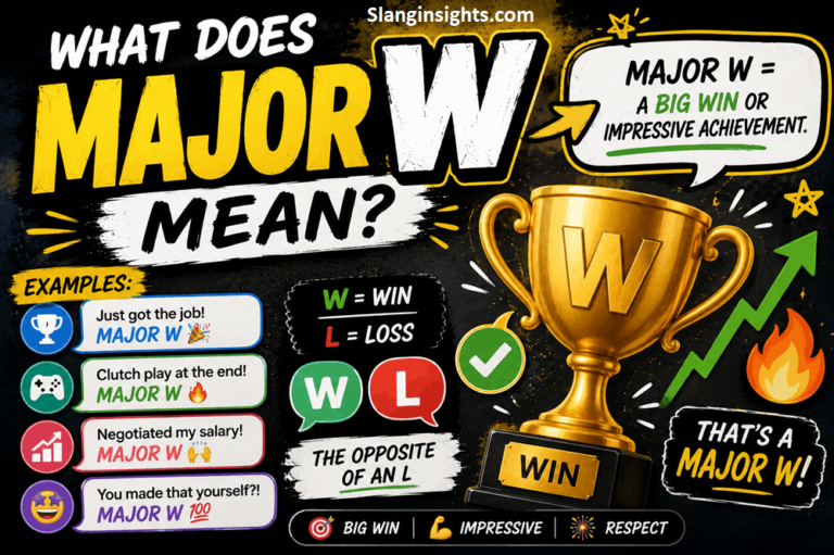 W Meaning Slang Explained Win, Loss & Everything In Between
