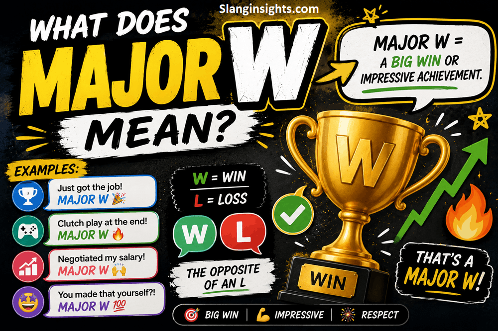 W Meaning Slang Explained Win, Loss & Everything In Between