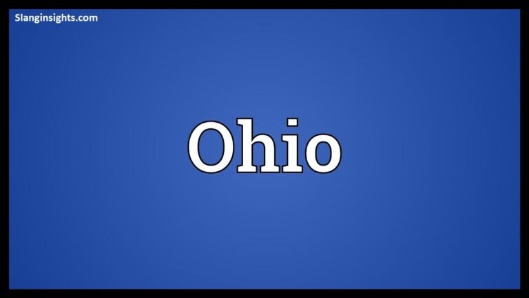 Ohio Slang Common Words, Meanings, and Real-Life Examples