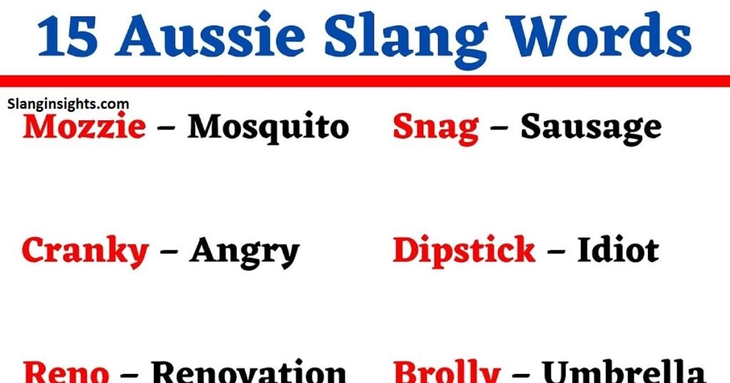 Ultimate List of Aussie Slang Words with Meanings and Examples