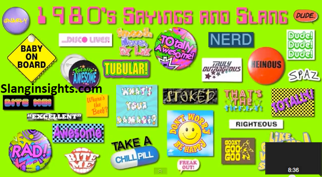 80s Slang Words Explained What They Meant & Who Used Them