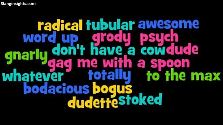 80’s Slang Words You Need to Know Meanings and Examples