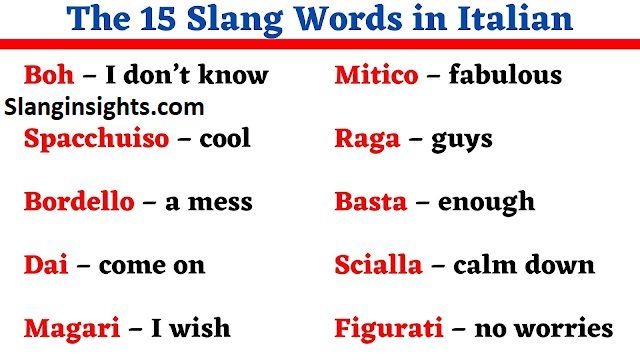 50 Italian Slang Words That’ll Make You Sound Like a Native