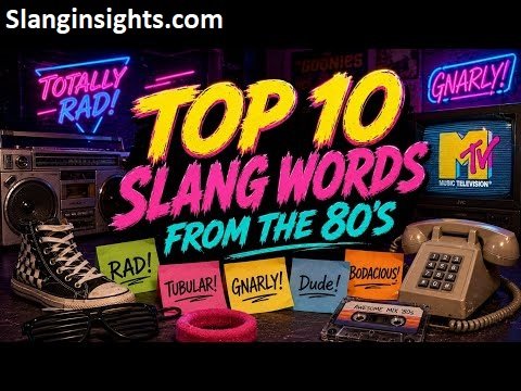 80’s Slang Words You Need to Know Meanings and Examples