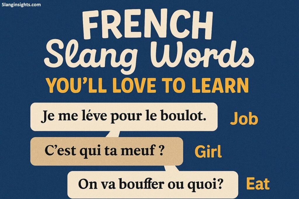 Modern French Slang Words From Casual Chat to Gen Z Lingo