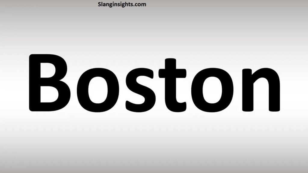 Boston Slang Words The Complete Dictionary of Boston Slang and Local Sayings