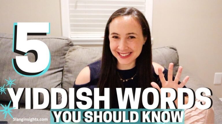 Jewish Slang Words Learn the Meanings, Origins, and Real-Life Uses of Popular Yiddish Terms