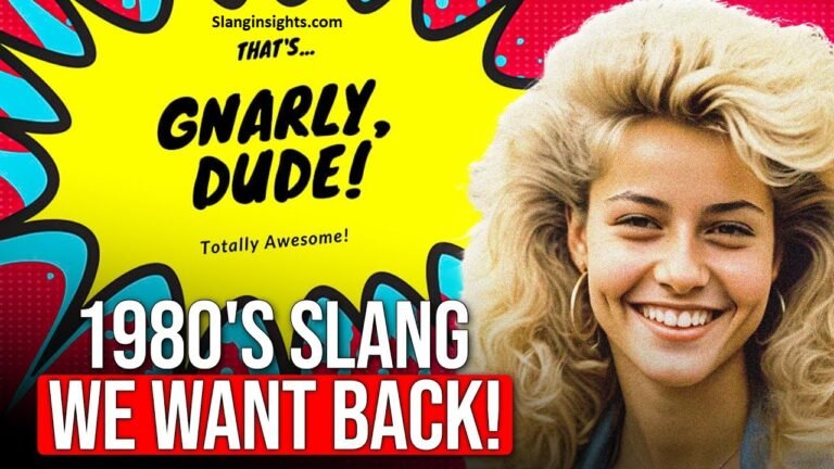 80s Slang Words 100 Totally Rad Terms From the 1980s