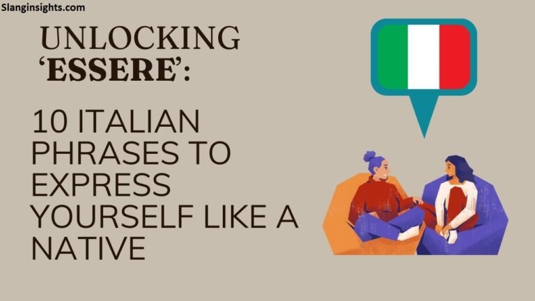 Italian Slang Words 100 Popular Phrases Every Traveler Should Know