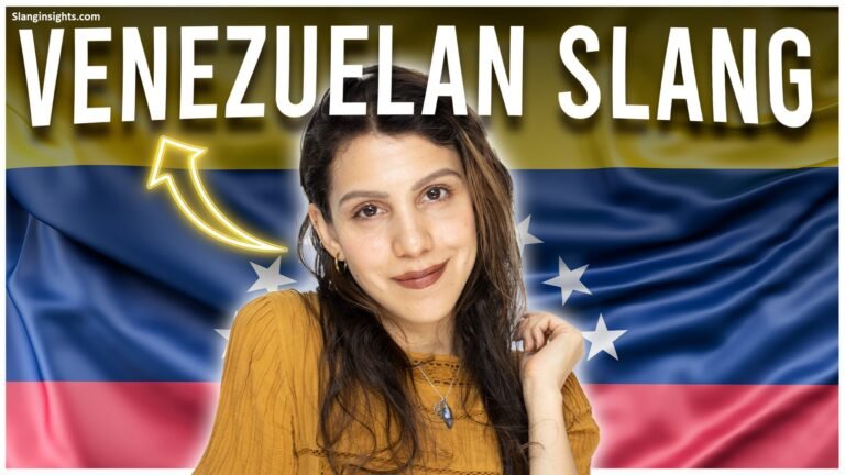 Venezuelan Slang Decoded Meanings, Examples, and Cultural Insights
