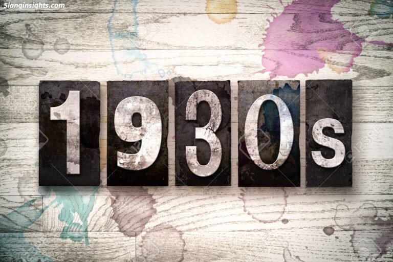 20 Wild 1930s Slang Words That Need a Comeback