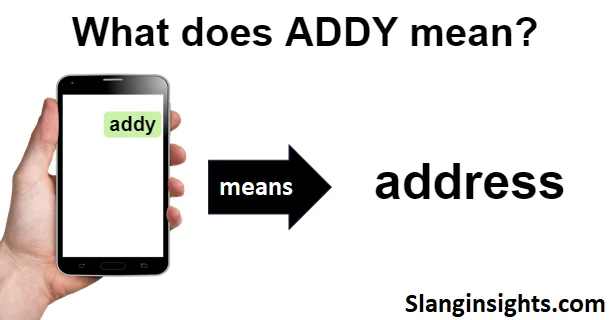 Drop the Addy Meaning What This Popular Slang Really Means