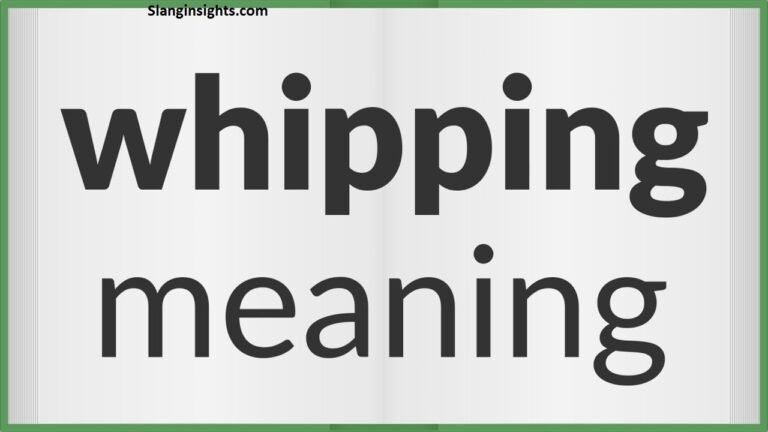 Whipped Meaning Slang Examples, Origins, and Modern Usage Explained