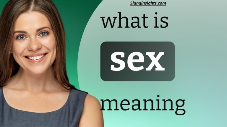 Sex Slang Words The Ultimate List With Definitions & Examples